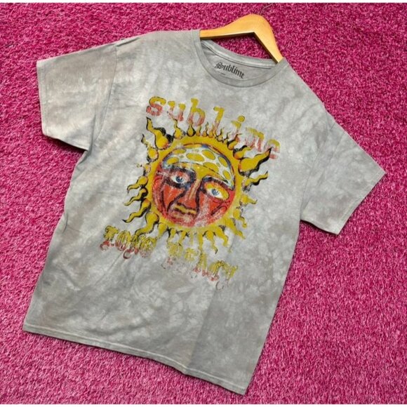Sublime 40 oz to Freedom Cover Art Ska Rock Tie Dye L - Picture 3 of 4